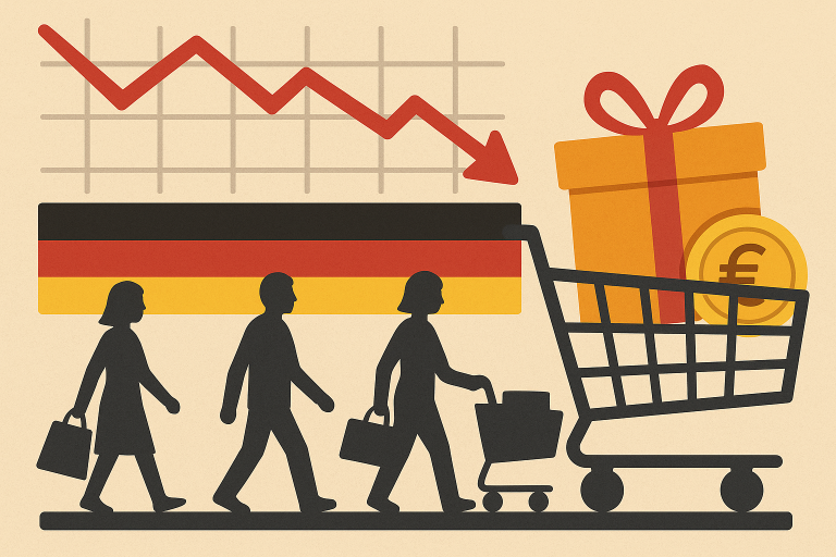 German consumer sentiment trends shift as shoppers plan cautious holiday spending